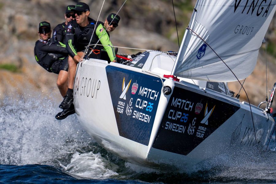 Competitors battle it out on the water at Match Cup Sweden