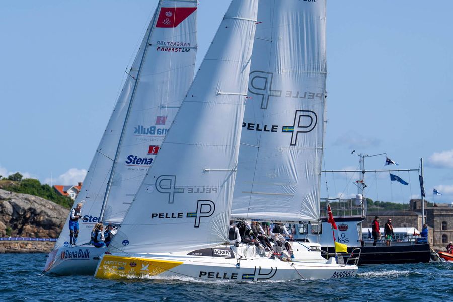 Fareast 28R yachts in action at the 2026 GKSS Match Cup Sweden event in Marstrand