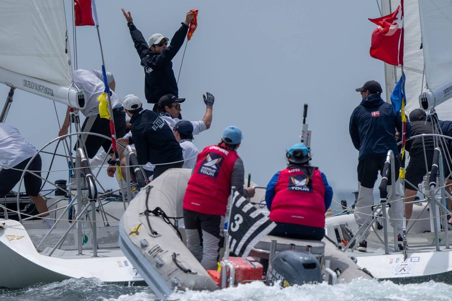 Long Beach Yacht Club plays host to the regatta.