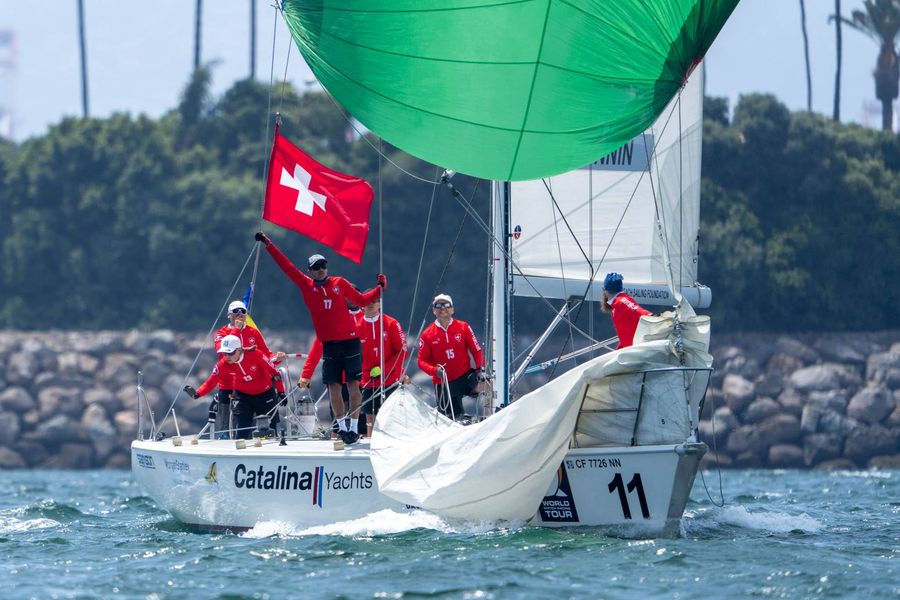 Long Beach Yacht Club plays host to the regatta.