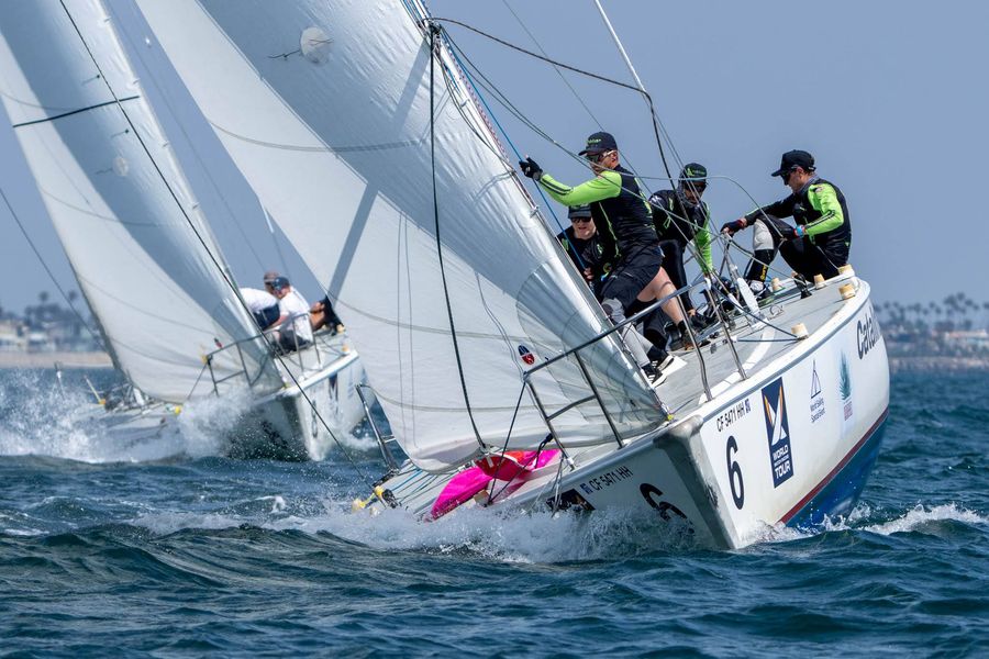 Long Beach Yacht Club plays host to the regatta.