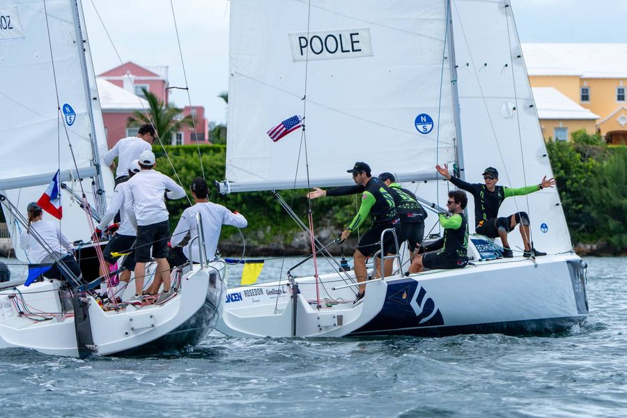 Defending champion Berntsson fights back to the front of the fleet