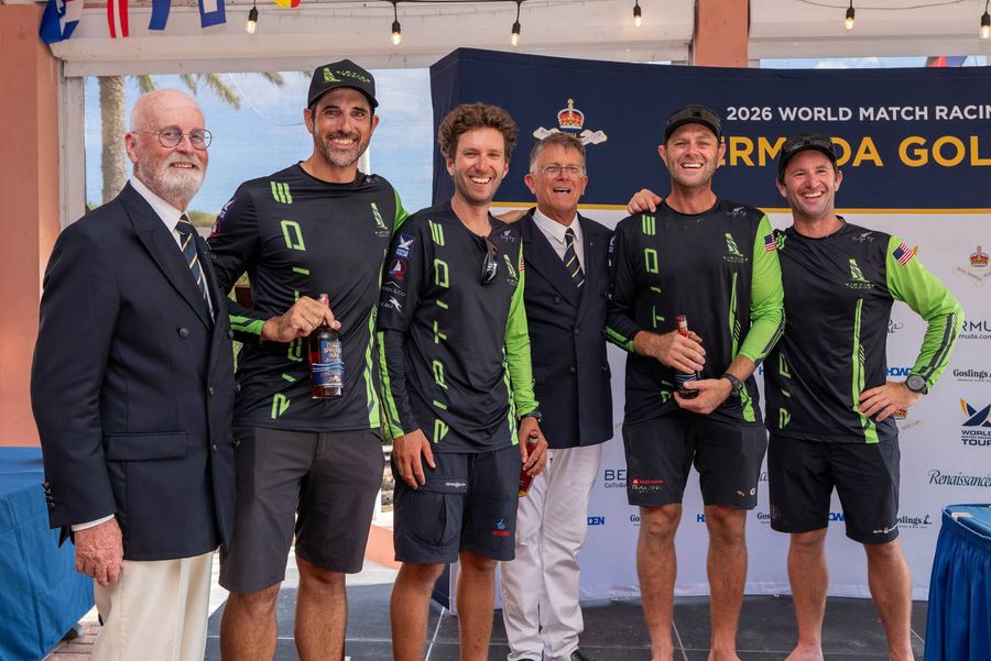 Chris Poole (USA) and Riptide Racing finished second, crewed by Nick Blackman, Luke Payne and Adam Minoprio. Photo: Ian Roman/WMRT