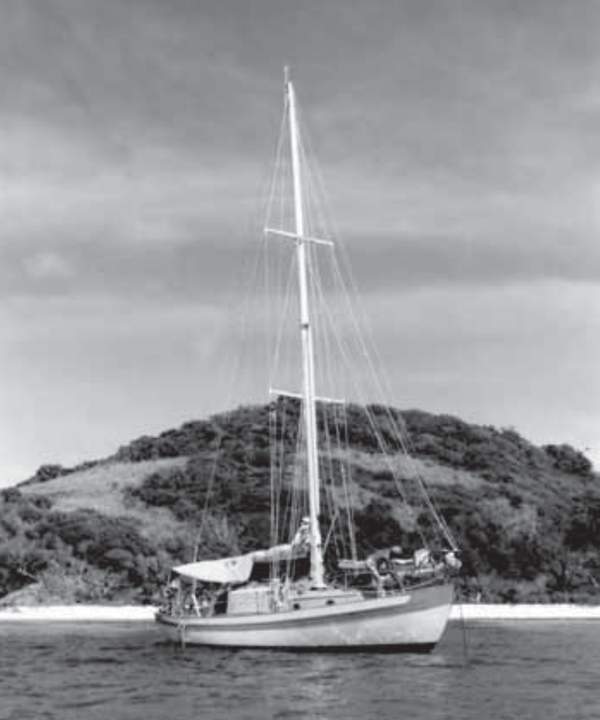 Nina joined her great-uncle, Humphrey Barton who also founded the Ocean Cruising Club, and his wife Mary aboard the Rose Rambler. a 35ft Laurent Giles-designed Bermudan sloop, for six weeks of cruising in the West Indies, an experience that solidified her love for the open sea. Image credit: the 2016/1 Journal of the Ocean Cruising Club