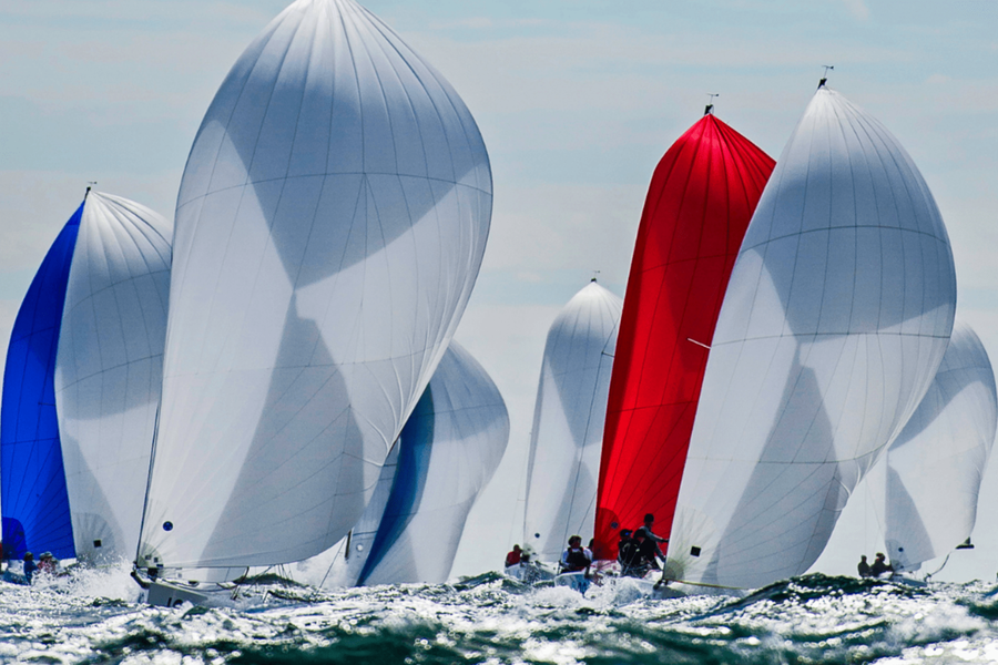Key Yachting J/70 Invitational Cup underway