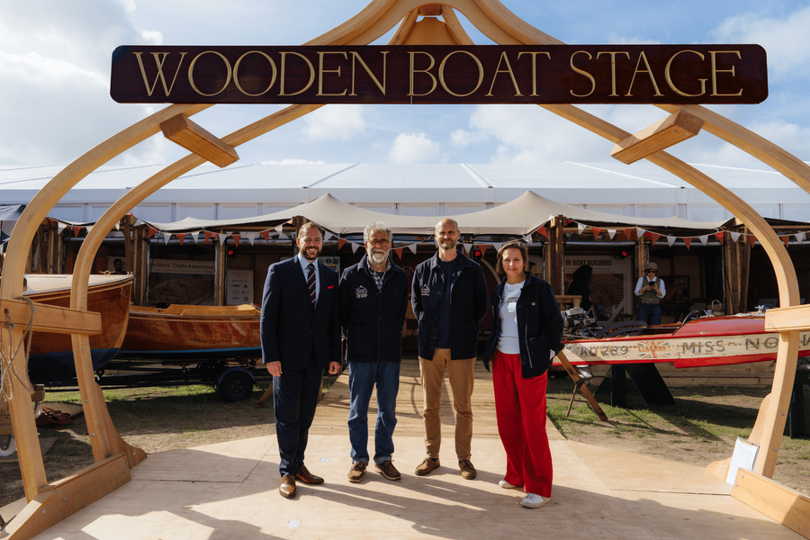 The Wooden Boat Stage draws the crowds.