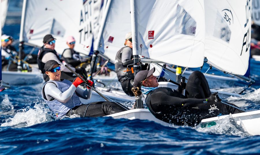 Beckett leads ILCA 7 as Gold Fleet racing begins at LA 2028 venue, 22 July 2026