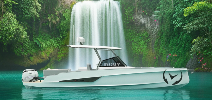 STERK 31E combines electric outboards with intelligent docking assistance.