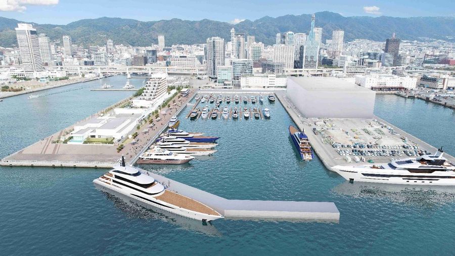 SUPERYACHT BASE KOBE Photo : Asia-Pacific Superyacht Association on Facebook