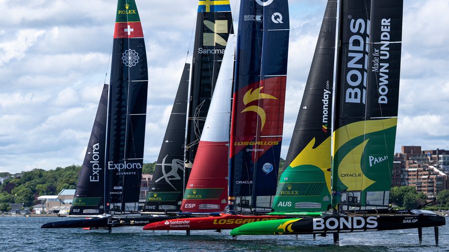 Bonds Flying Roos, Artemis, Los Gallos and Explora Swiss line up for SailGP's first ever four-boat Final