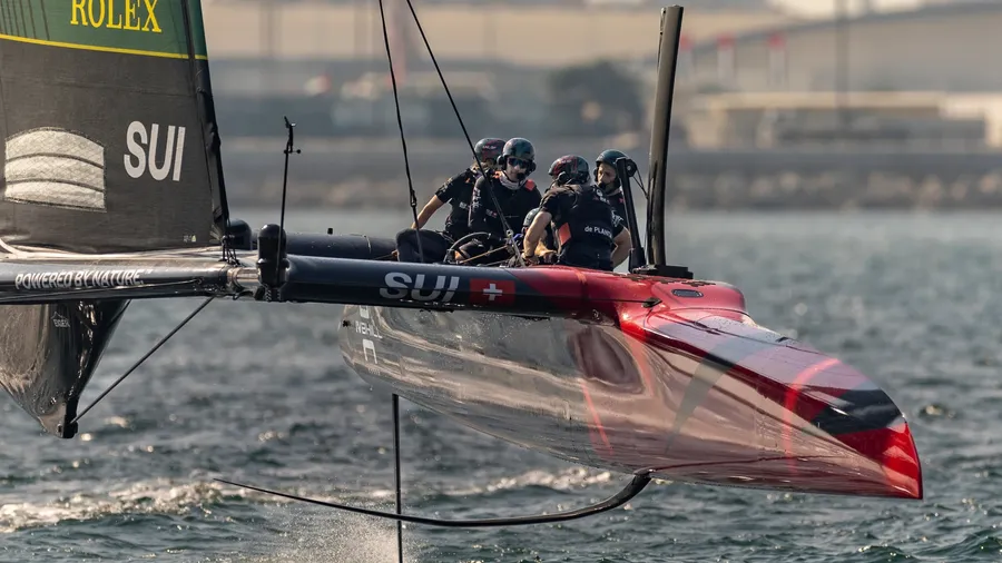 SailGP Switzerland. Photo Credit: SailGP Media