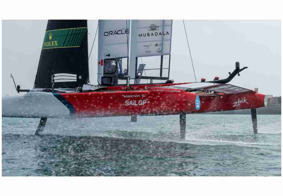 SailGP Game-Changing T-Foils To Be Used on All F50 Catamarans After Auckland SailGP Event. Image credit _ SailGP