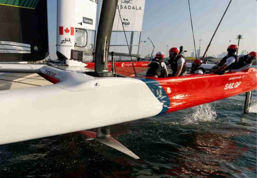 SailGP In For Game-Changing T-Foils in 2025. Image credit _ SailGP