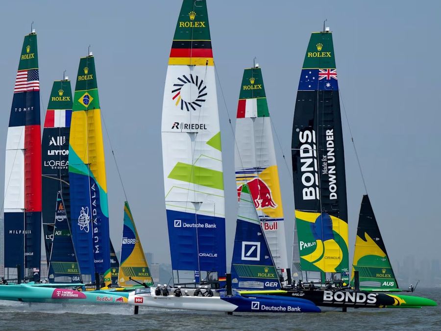 SailGP lead up to New York event, Group B practice