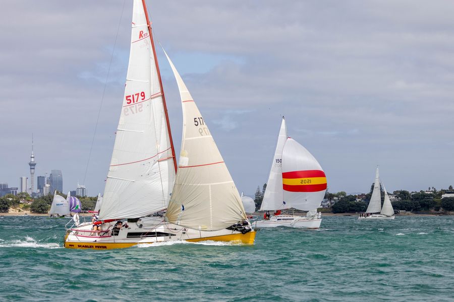 Scarlet Fever in the 2024 PIC Harbour Classic / Suellen Hurling - Live Sail Die (PIC Harbour Classic - Facebook)