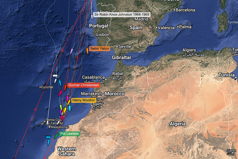 Today's fleet progress map