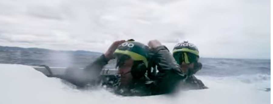 Australia Face Plant Big Time! Breaks The Glasses Of Pilot. Photo Creditr: AC37 media