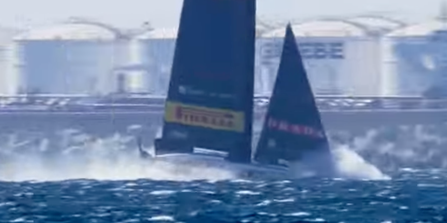 Splash down followed by cracking sounds  Photo Credit: AC37 media