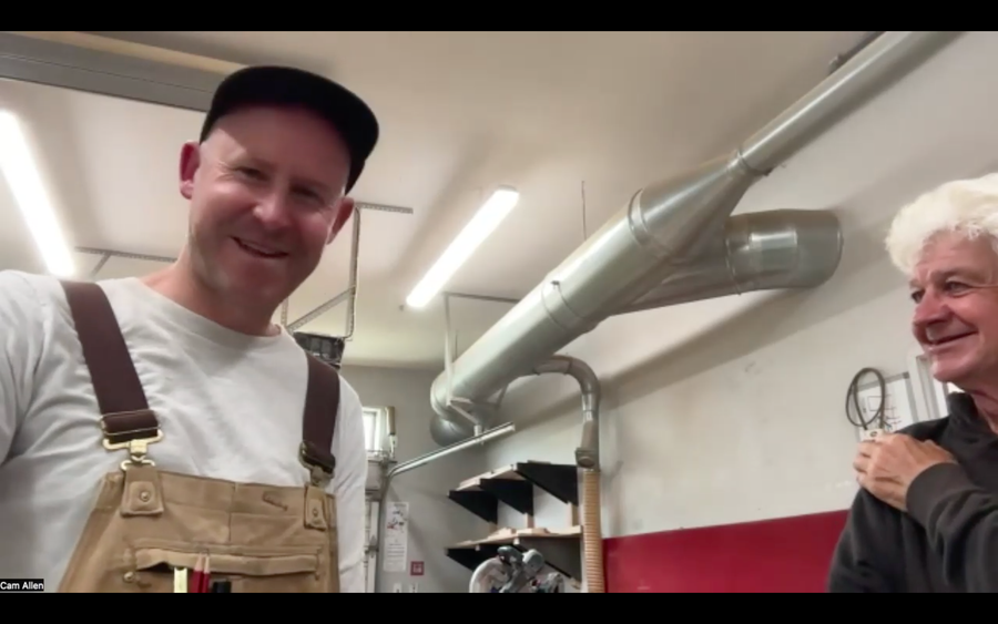 Cam Allen, a super motivator and Tech Teacher extraordinaire. Photo credit: ZOOM/BNZ