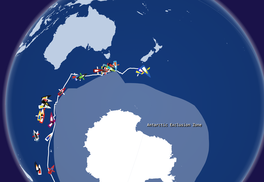 Race map as of 15/12 23:23 NZ time