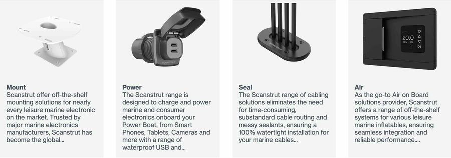 Scanstrut marine product range
