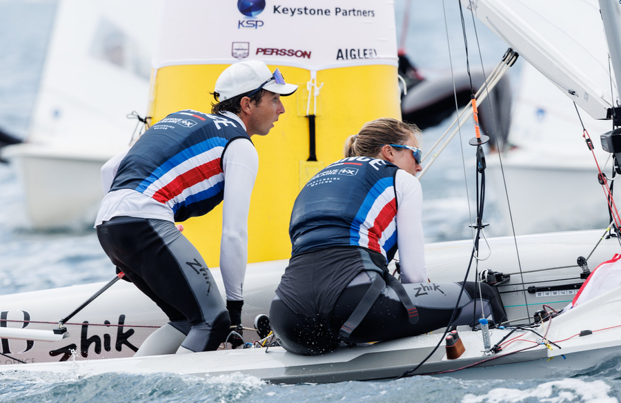 Swiss pair lead 470 Worlds by one point after hard-fought day one, 13 August 2026