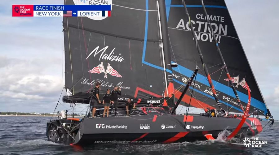 Malizia was 3rd in The Ocean Race Atlantic 2026