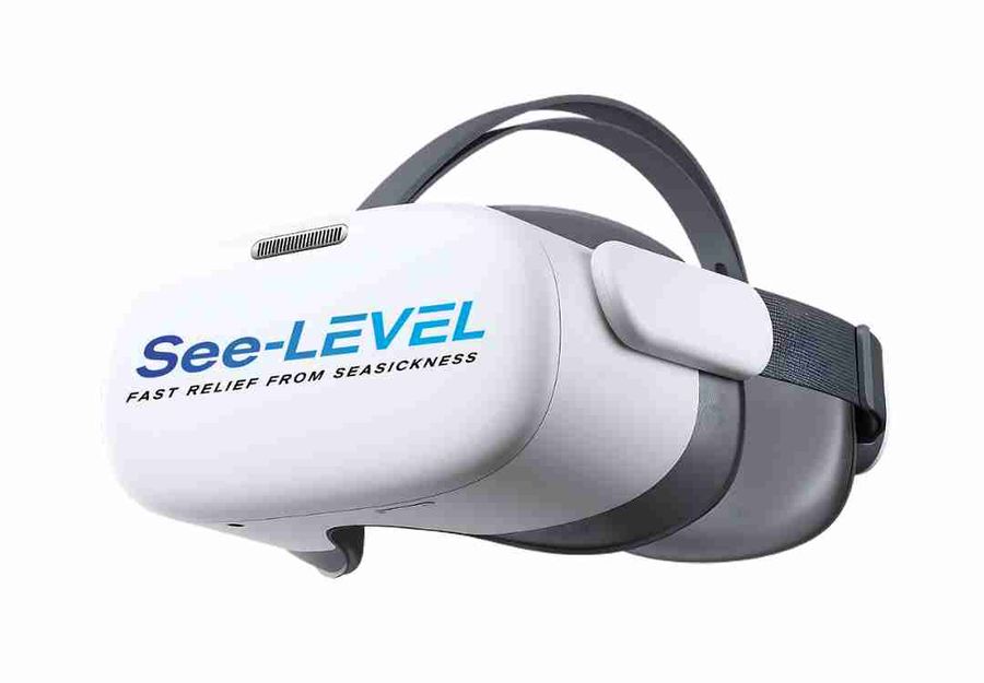 See-Level. iInovative virtual reality technology is a medication-free solution to sea sickness. Credit: See-Level
