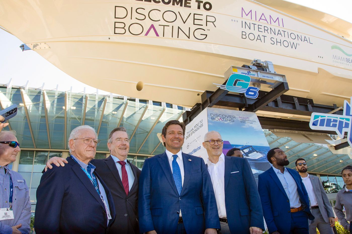 Senator Ron DeSantis opens the Discover Boating Miami International Boat Show