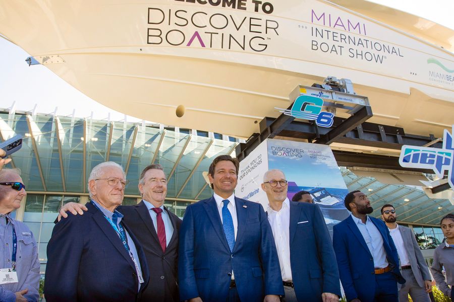 Senator Ron DeSantis opens the Discover Boating Miami International Boat Show