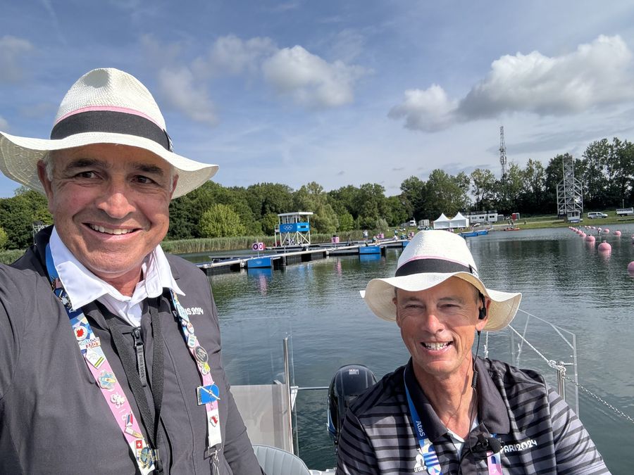 Simon Walker on duty as an umpire