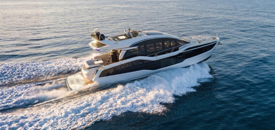 Since its August launch, Galeon's 17.55 m Skydeck model has collected a Best Innovation award at Cannes. Its world premiere is now booked for the Fort Lauderdale International Boat Show.