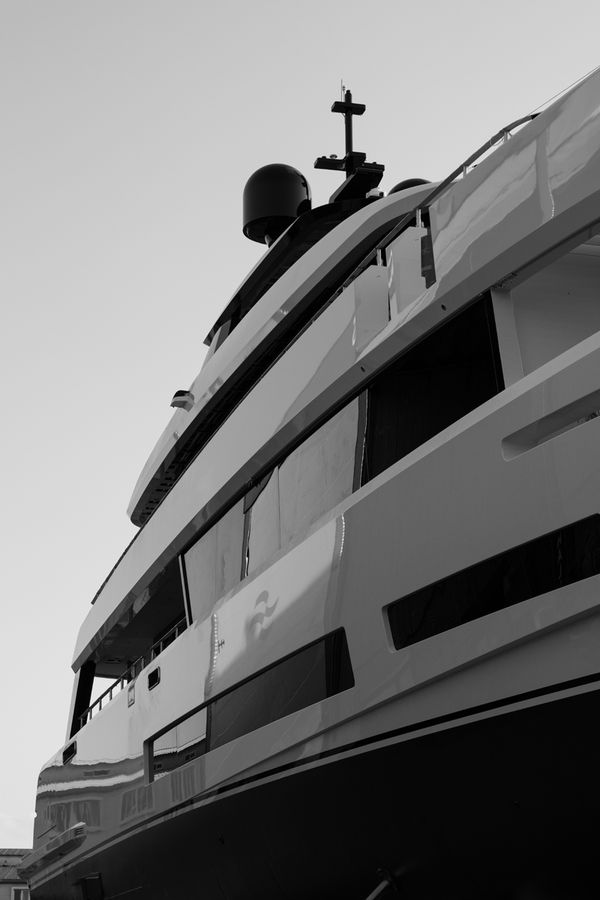 Sirena's 42m flagship is a private villa with a beach club
