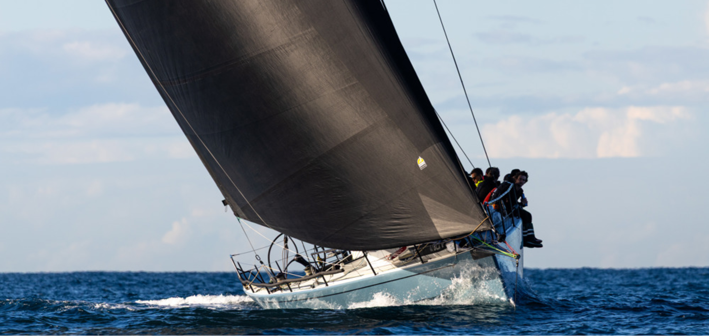 Smuggler took Line Honours in the Noakes Sydney Gold Coast Yacht Race, crossing the finish line at 08:03:48 July 27 for a total race time of 1 day, 19 hours, 3 minutes and 48 seconds.