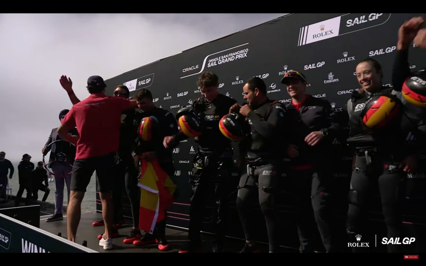 Spain win the Finals at the San Francisco leg of SailGP