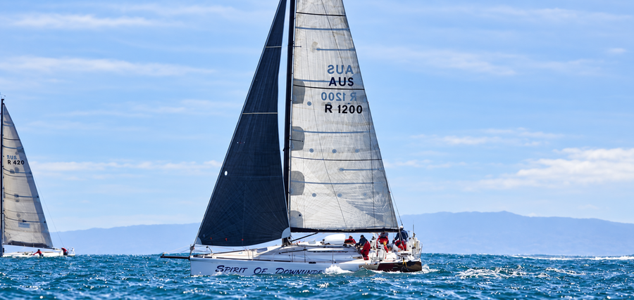 Spirit of Downunder in the Melbourne to Hobart (M2H) Westcoaster Yacht Race.