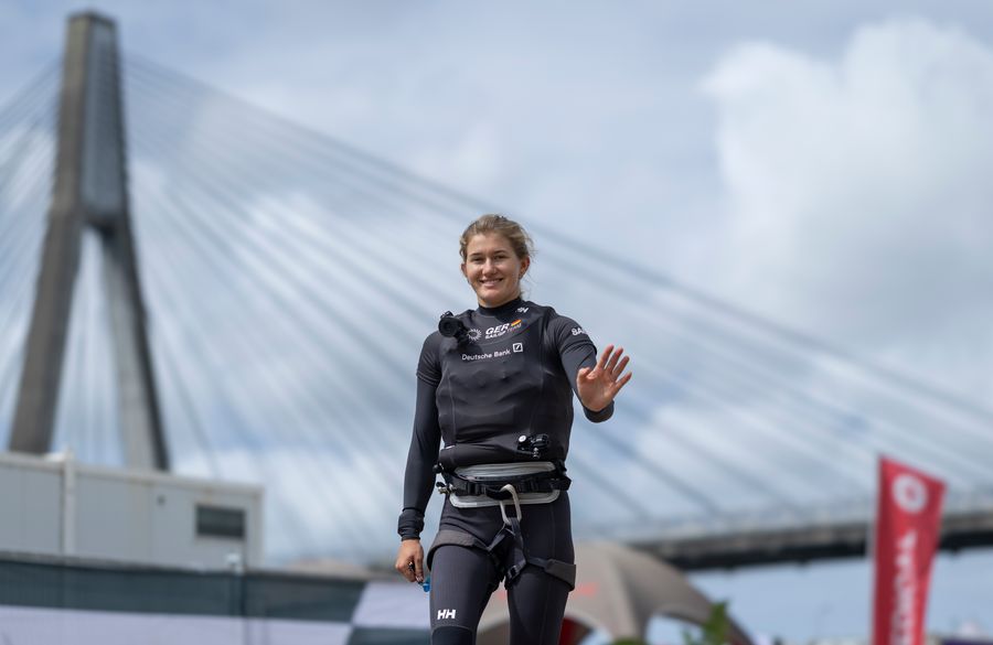 Victoria Schultheis is one of four talented young sailors with SailGP ambitions.