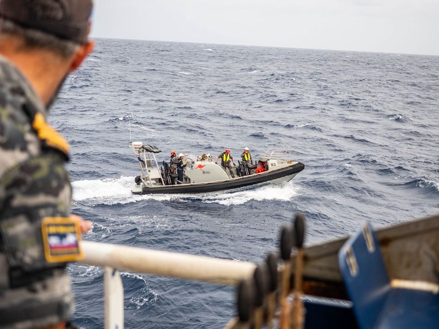 Testing conditions but rescuers were successful