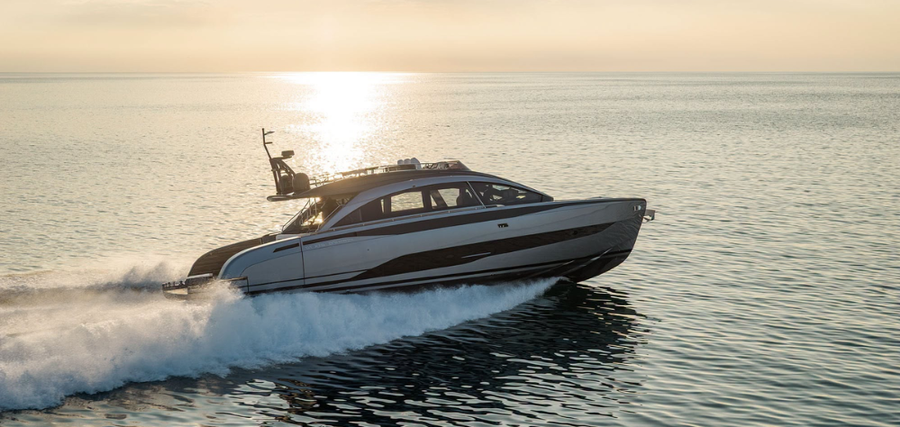 The Ferretti Group is showing the Pershing GTX70 at the 2026 Fort Lauderdale Boat Show.