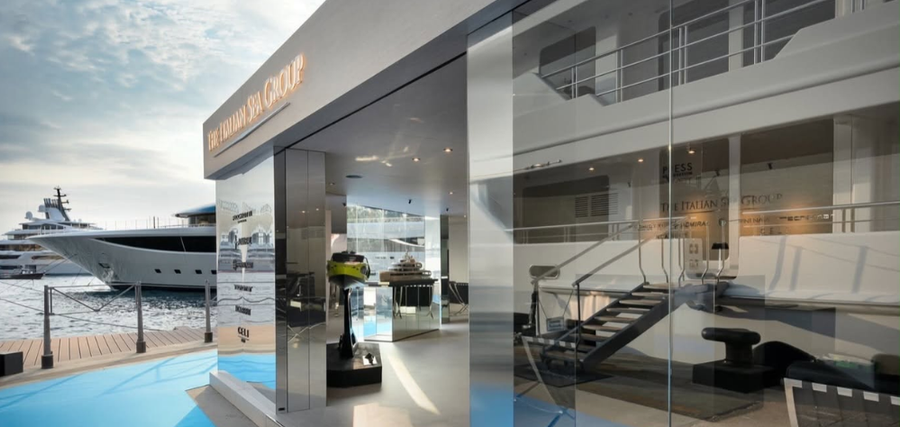 The Italian Sea Group at the Monaco Boat Show.