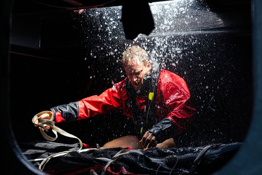 The Ocean Race Atlantic provides a few cold showers each day!