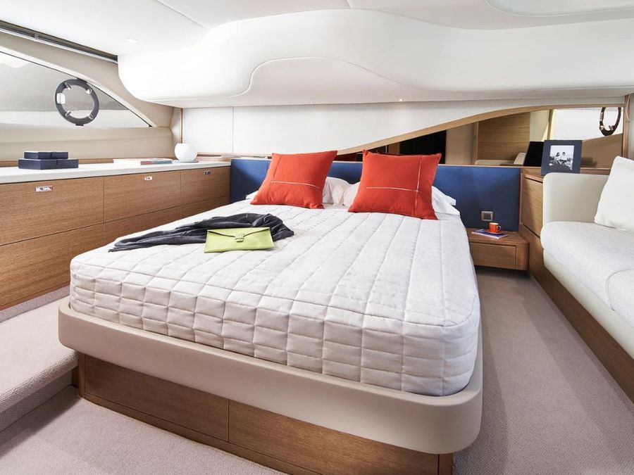 The main stateroom in the Princess F45