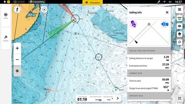 The new Sailing Panel