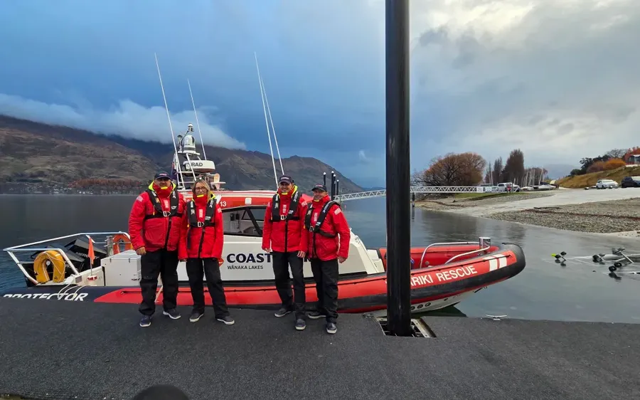 The-Coastguard-Wānaka-team-from-left-Dave-Brown-Davinia-Proctor-Nic-Pawson-Jason-Pearson.-Photo-Supplied-Coastguard-Wānaka-.webp