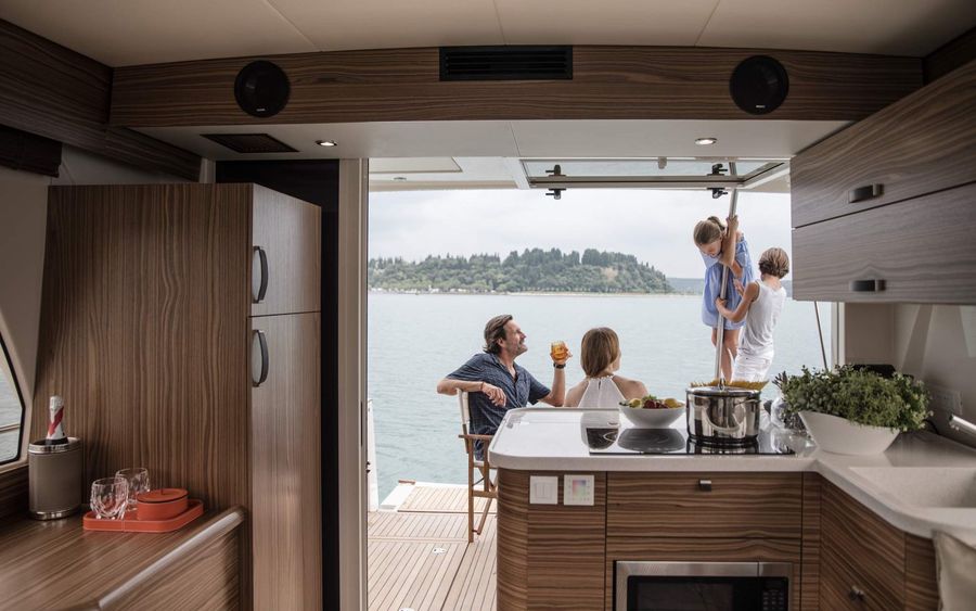 The Greenline 40 / Credit: Greenline Yachts