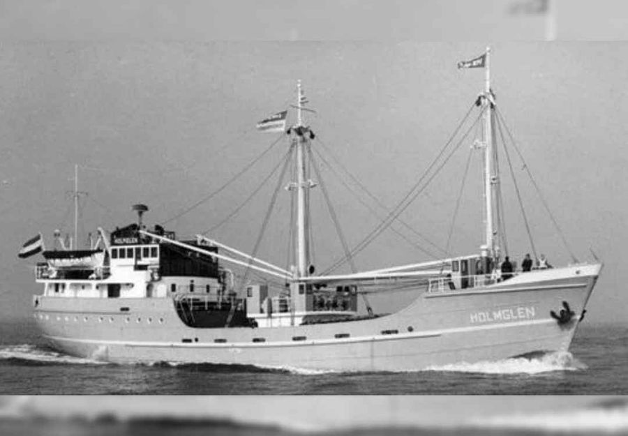 The MV Holmglen sunk off the coast of Timaru in 1959, with all 15 crew killed. Supplied The-Timaru-Herald
