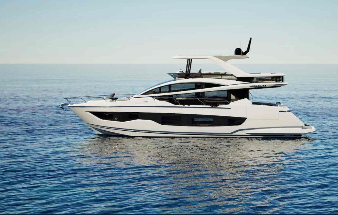 The UK-based Pearl Yachts has made a name for itself by blending style luxury and practicality into its motor yachts and its latest launch the Pearl 63 continues that tradition. / Pearl Yachts