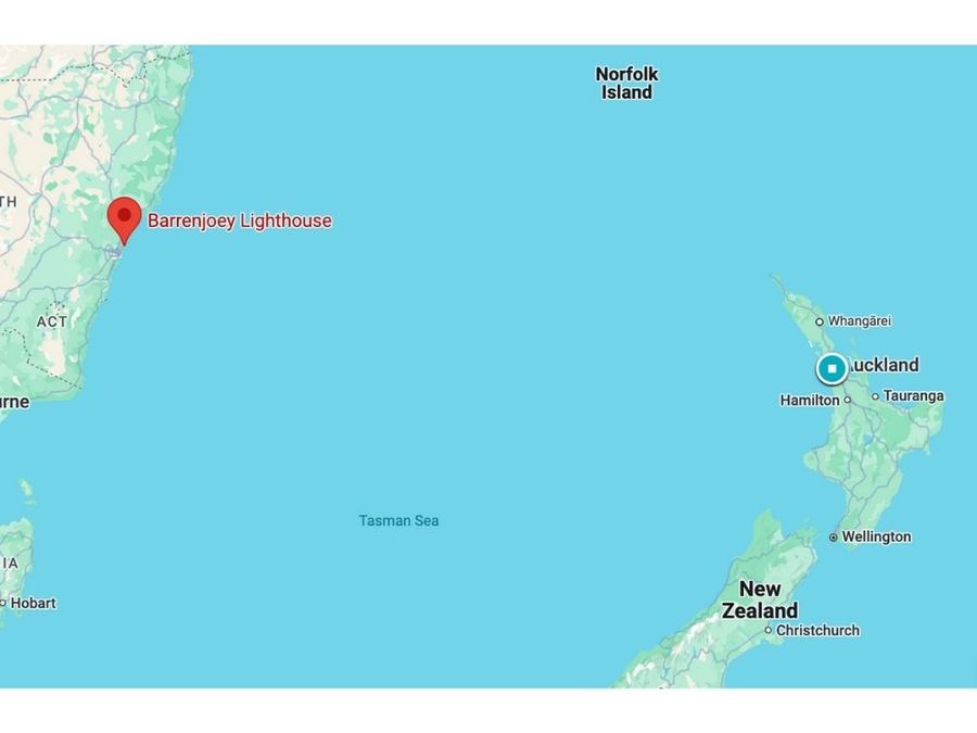 The boats will come out of Sydney Harbour, head north until they round a point off Barrenjoey before heading south east towards Auckland