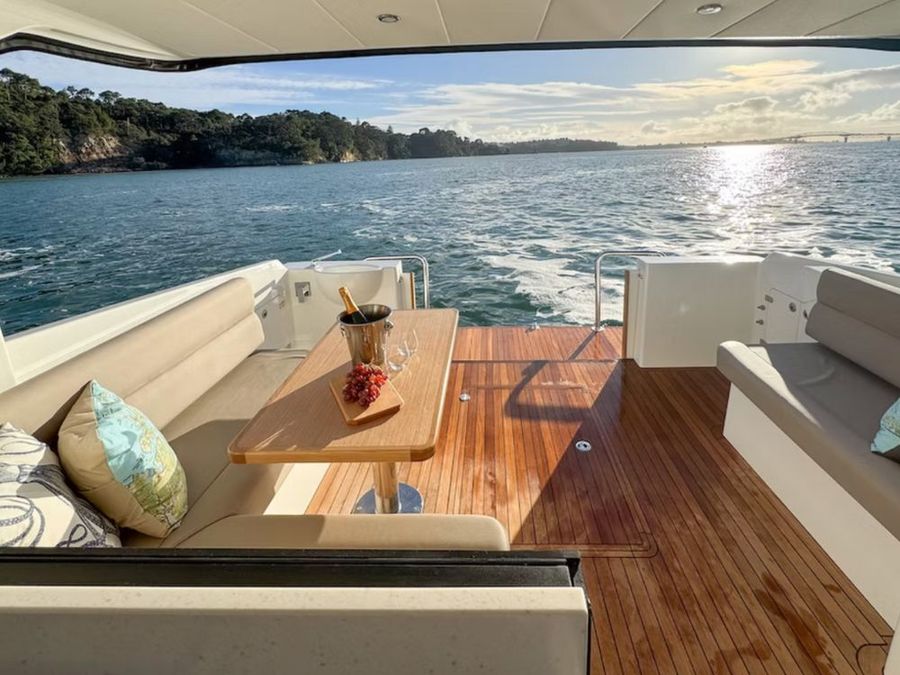 The cockpit area is the kind of space that makes you want to stay out on the water for as long as possible