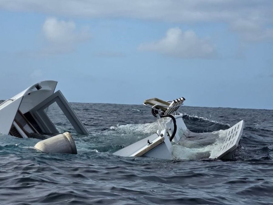 Launch sinks off Poor Knights Islands on 5 July 2026.